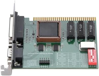 MOUDOAUER 2-Port Expansion Card (ISA RS232 Serial and Parallel Port), 5V Adapter Card ISA COM1 COM2 LPT Card PC Adapter