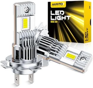 AUXITO H7 Bulb-40000 Lumen 6500K White, OEM Mini Size, Easy Plug & Play Installation, Halogen Fog Light Replacement, Error-Free CANBUS System, Pack of 2