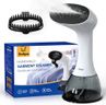 Rolipo Défroisseur Vapeur,1640W Fer à repasser portable haute puissance pour la maison, le bureau, le voyage, réservoir d'eau de grande capacité de 400ML, Voyage Vapeur Steamer,Blanc