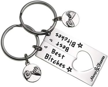 Best Friend Portachiavi Set Best Bitches For Life BFF Sister Bestie Regali di cameriera d'onore, Best Bitches