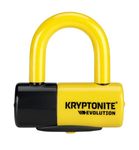 Kryptonite Evolution Series 4 Disc Lock Motorcycle Security/Lock, Yellow