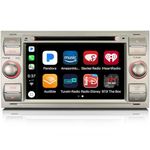 erisin 8 Core Android 13 4+64GB Car Stereo for Ford C/S-Max Galaxy Kuga Focus Fiesta Transit Multimedia Player GPS Navigatoin Carplay DSP Bluetooth 5.0 WiFi DVD Canbus SWC Radio