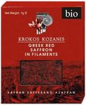 Krokos Kozanis Organic Red Saffron in Flaments 1gx6