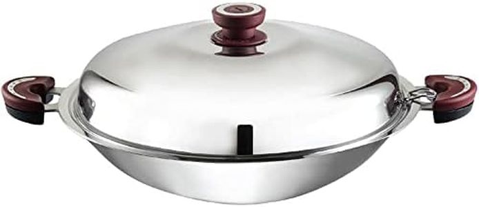 Buffalo Stainless Steel Function Round Bottom Wok 35cm