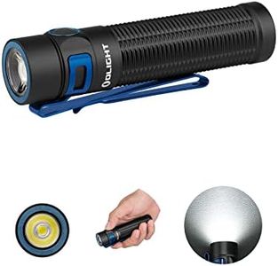 OLIGHT Baton3 Pro Max 2000 Lumens EDC Rechargeable LED Torch,High Lumens Pocket Flashlight with Safety Proximity Sensor for Outdoors and Emergency (Cool White (5700K~6700K), Black)