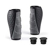 PRUNUS Bike Grips Rubber Ergonomic Antislip Bike Handlebar Grips for MTB Bicycle BMX Bike (90MM/130MM)