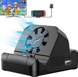 New World TV Dock for Nintendo Switch/Nintendo Switch OLED Model ,Portable TV Dock Docking Station with Cooling Fan for Nintendo Switch ,Replacement for Official Nintendo Switch Dock with USB 3.0