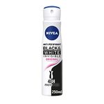 NIVEA Black & White Invisible Original Anti-Perspirant Deodorant Spray Pack Of 6 (6 x 250 ml), 48hr Deodorant For Women, No Stain Anti-Perspirant Spray For Women