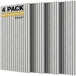 TONOR Dual-Layer Thickened Acoustic Wall Panels-4 Pack 47.2"x23.6"x0.72"