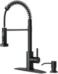 FORIOUS Kitchen Faucet with Soap Di