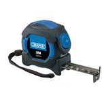 Draper 04771 Auto Lock Measuring Tape, 8m/26ft, 25mm, Blue and Black, One Size