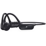Bone Conduction Headphones, Bluetooth 6.1 Open Ear Headphones with Mic,IP56 Wireless Waterproof Earphones for Sports, Cycling, Running, Workouts