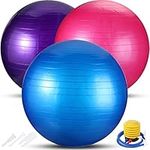 3 Pcs Exercise Ball Inflatable Yoga