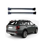 ROKIOTOEX Cobra Roof Rack Crossbars Fits 2021 – 2023 Kia Sorento X-Line With factory Raised Roof Rails Cross Bars Cargo Luggage Carrier Silver CJ4040S