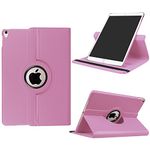 Sotefe® Cover iPad 4, iPad 3, iPad 2-360 Rotation Design PU Leather Auto Sleep/Wake Case Housse Étui Apple iPad 2, iPad 3, iPad 4 Coque Smart Shell Support Protector - Pink