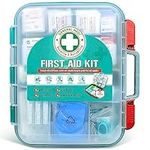 General Medi 420 Pieces Professional First Aid Kit - HardCase First Aid Box - Contains Premium Medical Supplies for Travel, Home, Office, Vehicle, Camping, Workplace & Outdoor