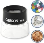 Carson LumiLoupe 10X Power Stand Magnifier (LL-10)