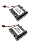 INVENTO 2Pcs 4.8V 700 mAh Ni-Cd Rechargeable 1.2V x 4 AA Cell Battery Pack for cordless phone Toy Car DIY Project