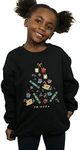 Friends Girls Christmas Tree Sweatshirt Black 12-13 years