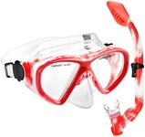 Kids Snorkel Set Dry Top Snorkeling