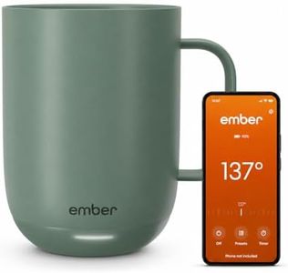 Ember Temperature Control Smart Mug 2, 14 Oz, App-Controlled Heated Coffee Mug with 80 Min Battery Life and Improved Design, Sage Green