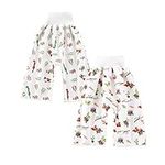 FedMois Baby Potty Training Pants Boys Little Kids Training Night Time Pants Underwear Cloth Diaper Reusable (2 Pack), Crocodiles & Squirrels, 3-6 Years