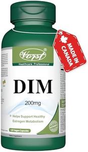 VORST DIM Supplement 200mg 120 Vegan Capsules | Healthy Estrogen Metabolism | Diindolylmethane for Women & Men | 1 Bottle