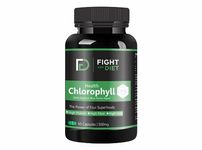 FIGHTwithDIET Healthy Chlorophyll - with Spirulina, Moringa, Alfalfa & Wheatgrass| 500mg- 60 capsules