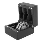 Kube3d Magazine Case Compatible with: Hatsan & Webley 10 Shot Magazines – Hard Plastic Protective Cover, Flip Lid Magnetic Box For Air Rifle Storage and Safety (Fits: 3 Magazines, Black)