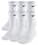 NIKE SX7666-100 Everyday Cushioned Socks Men's white/black Size M