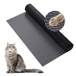BafloTEX Pet Screen 36"×50' for Door and Window, Patio Screen, Adjustable Door and Window Mesh, Pet Resistant, Black