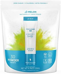 FOCUSAID GO Nootropics Energy Blend, Zero Sugar, Alpha-GPC, GABA, B-Complex, Yerba Mate, Green Tea, Keto Friendly, 100mg Caffeine, 30 Count (Pack of 1)