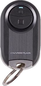 Chamberlain MC100AMLR Mini Keyring Garage Door Opener Remote - Universal Garage Remote Compatibility, Easy Programming, Long Battery Life, Drop Proof Design, Works with Major Brands - Black