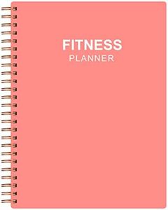 Fitness Planner for Women & Men - A5 Workout Log Book/Exercise Workout Log to Track Weight Loss, GYM, Bodybuilding Progress - Daily Health & Wellness Workout Journals, 5.8X8.25 In Workout Book