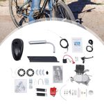 NaMaSyo 100cc Bicycle Engine Kit 2-stroke Engine Petrol Gas Bicycle Bike Conversion Kit Bike Bicycle E-Bike Modified Full Set Conversion Kit DIY Air Cooling Black