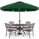 ABCCANOPY 3M Parasol Outdoor Garden Table Umbrella Patio Umbrella Market Umbrella with Push Button Tilt for Garden, Deck, Backyard and Pool, 8 Ribs 13+Colors
