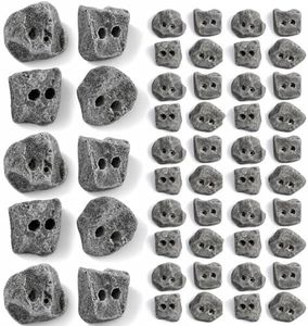 50 Large Screw On Rock Climbing Holds for Rock Wall Grips Made in USA