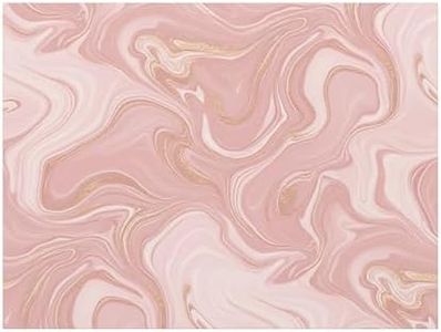 BrinkByDreamCo Pink Marble Swirl Matte Canvas