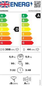 Samsung Series 6 Washer Dryer 9kg – Black