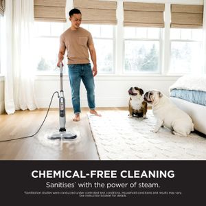 Shark Steam Mop – White/Grey Floor Cleaner