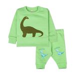 ARIEL Cotton Clothing Sets for Baby Boys & girls - Unisex Clothing sets Full Sleeve T-shirt & Pant (LGDN_2-3 Years)