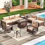 Aoxun 10 Pieces Patio Furniture Set