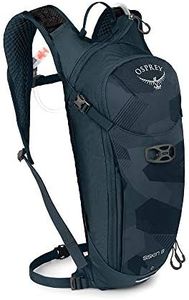 Osprey Siskin 8L Men's Biking Backpack with Hydraulics Reservoir, Slate Blue