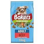 Bakers Adult Dry Dog Food Beef & Veg 14kg