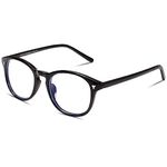 DUCO Oval PC Frame Blue Light Safety Glasses for Computer/Reading/TV/Games/Phones 5206