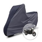 Neodrift 'SuperMax' Bike Cover Suitable for Harley Davidson Street Rod (All-Weather Motorcycle Protection, Water & UV Resistant, Dustproof, Windproof) (Colour: Black - D.Gray)