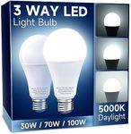 UNILAMP 3 Way LED Light Bulbs, 3 Wa