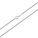 Elenta Mens Chain 925 Sterling Silver Curb Chains - 20 Inch Italian Necklace Jewlery, Cuban For Men Women Teens, Fine 2mm Neck Links Diamond Cut, Birthday Gift