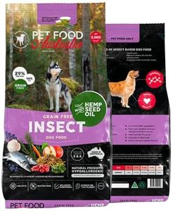 Pet Food Australia Grain Free Insect Protein Dog Food w/Hemp Seed Oil - 2.5KG (Small Kibble)