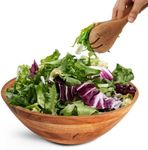 Wooden Salad Bowl Set - Food Safe &